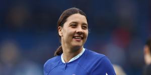 Sam Kerr will lead the Chelsea attack against Manchester United in the FA Cup final at Wembley on Sunday.