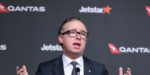 Qantas chief executive Alan Joyce says the companies who just get into inaction are the companies that won’t survive”,