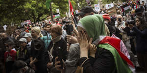 15,000 people attended a pro-Palestinian rally in Melbourne.