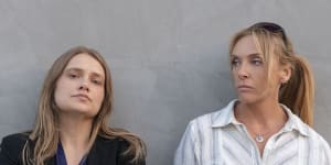 Toni Collette (right) in the Netflix series Unbelievable.