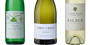 Huon Hooke's trio of white wines for right now.