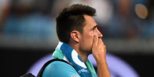 Shortest Wimbledon men's singles match in 15 years:Tomic grilled over shocker