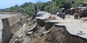 ‘Cocktail of disaster’:East Timor asks for Australian aid as floods trigger disease outbreak