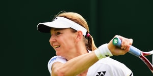 Czech tennis player Renata Voracova.