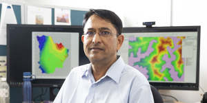 Dr Jai Vaze,a senior principal research scientist with CSIRO who is recreating the Lismore disaster of 2022.