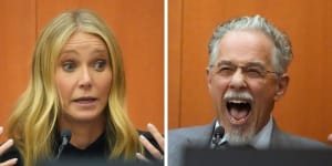 Terry Sanderson (right) is suing Gwyneth Paltrow for an alleged “hit and run” on the ski slopes in 2016.