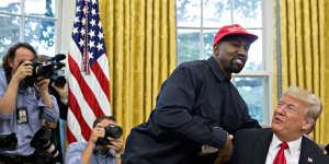 Rapper Kanye West,who last week said he ‘liked’ Hitler,has long been in Donald Trump’s orbit.