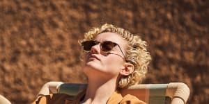 Sipping cask wine at the bottom of a disused swimming pool is about the only distraction for Julia Garner’s character.