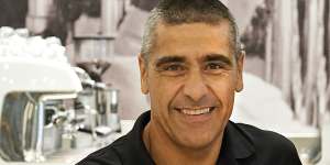 Fabio Angele,owner of Brunetti Classico,which encompasses cafes in Carlton and at Melbourne Airport.