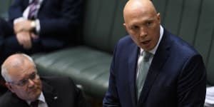 Peter Dutton is the second Morrison government minister to launch defamation proceedings this year.