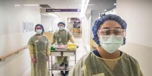 Healthcare workers are worried about a scarcity of protective gear as they battle the coronavirus.