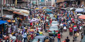 Lagos,in Nigeria,is home to 25 million people. Local police,and AFP officers,acted on intelligence to arrest the men in a crowded and massive slum.
