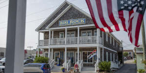 The Big Rock Blue Marlin Tournament store in Morehead City,North Carolina,on June 30,2023. The tournament is a major civic event in Morehead City.