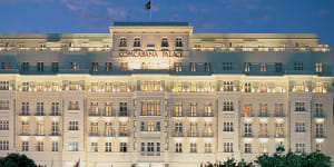 The Belmond Copacabana Palace in Rio de Janeiro.