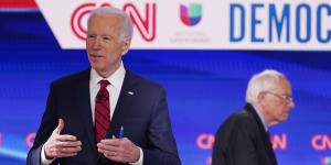 Joe Biden vows to select female running mate as Democratic presidential nominee