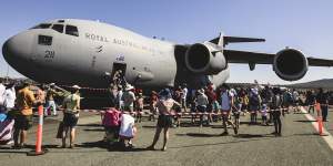 Thousands flock to Canberra Airport open day