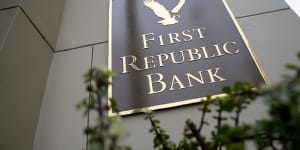 First Republic Bank shares jumped 10 per cent after the package was unveiled.