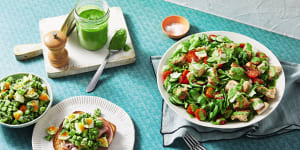 There’s nothing this healthy green goddess dressing can’t magically transform