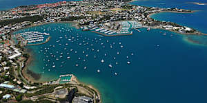 Noumea’s main terminal is a short walk from downtown.