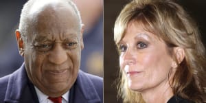 Judy Huth,right,said that Bill Cosby,left,sexually assaulted her at the Playboy Mansion in 1975 when she was 16.