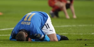 ‘Destroyed and broken’:Italy to miss World Cup again