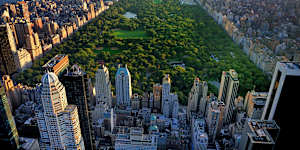 Central Park - a haven for New Yorkers. 
