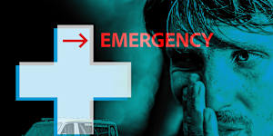 Patients banned by Victorian hospitals are being ejected by security guards,leaving them untreated and out on the street.