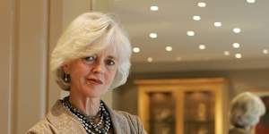 Jan Logan in her Double Bay flagship store in 2006.