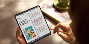 Samsung positions the Galaxy Z Fold 5 as a device for multitasking and productivity. 