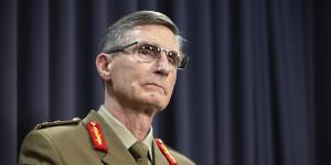 Defence Force chief Angus Campbell.