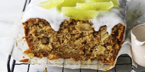Parsnip,Apple and Lime Loaf Cake