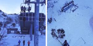 In 2019 a chair became dislodged from the Gunbarrel chairlift at Thredbo. The skier sustained minor bruising from the incident.