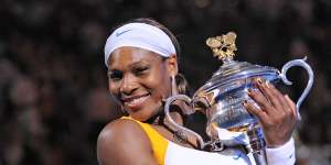 On January 30,2010,Serena Williams defended her Australian Open title.