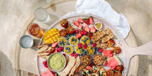 Bounty and abundance:A healthy party platter from Little Magic Feast.