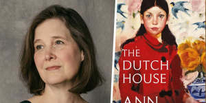 Author Ann Patchett and her novel The Dutch House.