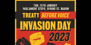 Invasion Day rallies will campaign against the Voice