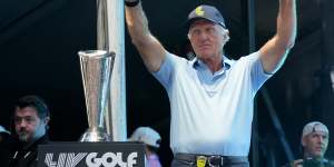 LIV Golf CEO Greg Norman.