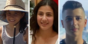 Sienna,Angelina and Antony Abdallah died in the collision on Saturday night.