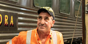 Railways veteran Tony Finch spent part of his apprenticeship as a fitter and turner in the workshop.