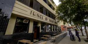 The Prince of Wales hotel in St Kilda. 