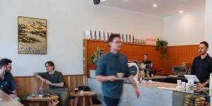 The calming interior of the Mascot venue.