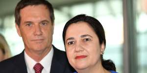 Annastacia Palaszczuk and Anthony Lynham say power bills will fall by around $70 thanks to the new investment.