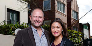 Greg Wade and his partner Grace Ducusin have put their three-bedroom apartment in Bellevue Hill on the market.