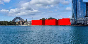 The most recent building envelopes for Central Barangaroo,which will rise above the future Metro station.