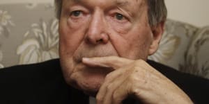 Dismayed by the intrigue:Cardinal George Pell.
