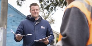 Former tennis ace Sam Groth,who lays claim to the world’s fastest serve,is running for the seat of Nepean in the November 26 state election.