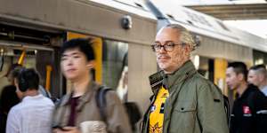 Commuter Matthew Beck.