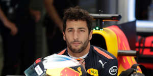 Red Bull driver Daniel Ricciardo 