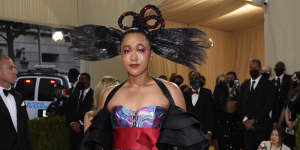 Naomi Osaka attends The Metropolitan Museum of Art’s Costume Institute benefit gala celebrating the opening of the “In America:A Lexicon of Fashion” exhibition.