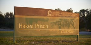 The man died in custody at Hakea Prison on Thursday.